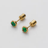 ciite' シーテ ピアス（両耳用） 【 金属アレルギー対応 】 シンプルカラービジュー ピアス サージカルステンレス (両耳用)