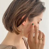 ciite' シーテ ピアス（両耳用） シンプリーポストピアス (両耳用) ゴールド FREE