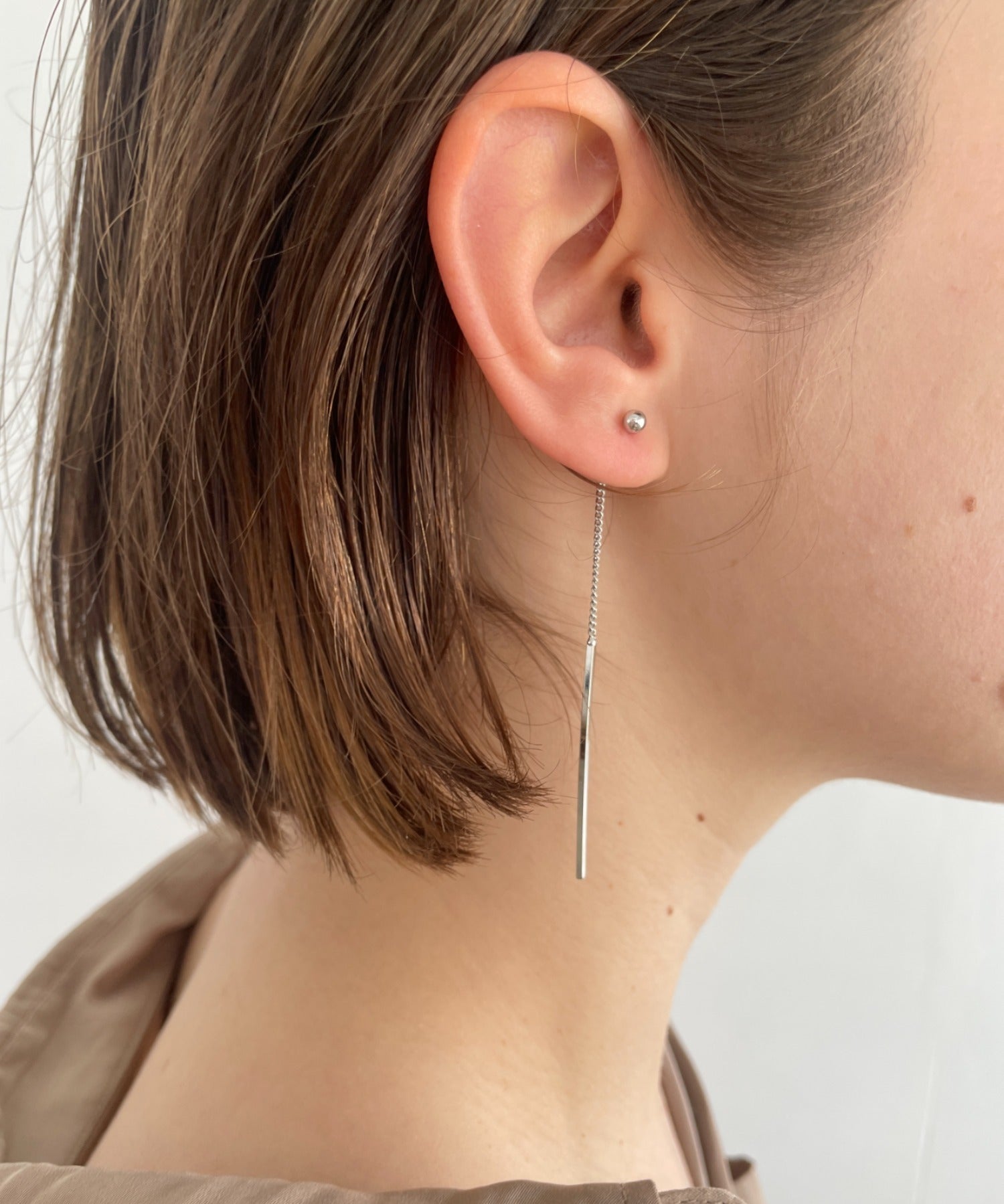 ciite' シーテ ピアス（両耳用） シンプリーポストピアス (両耳用)