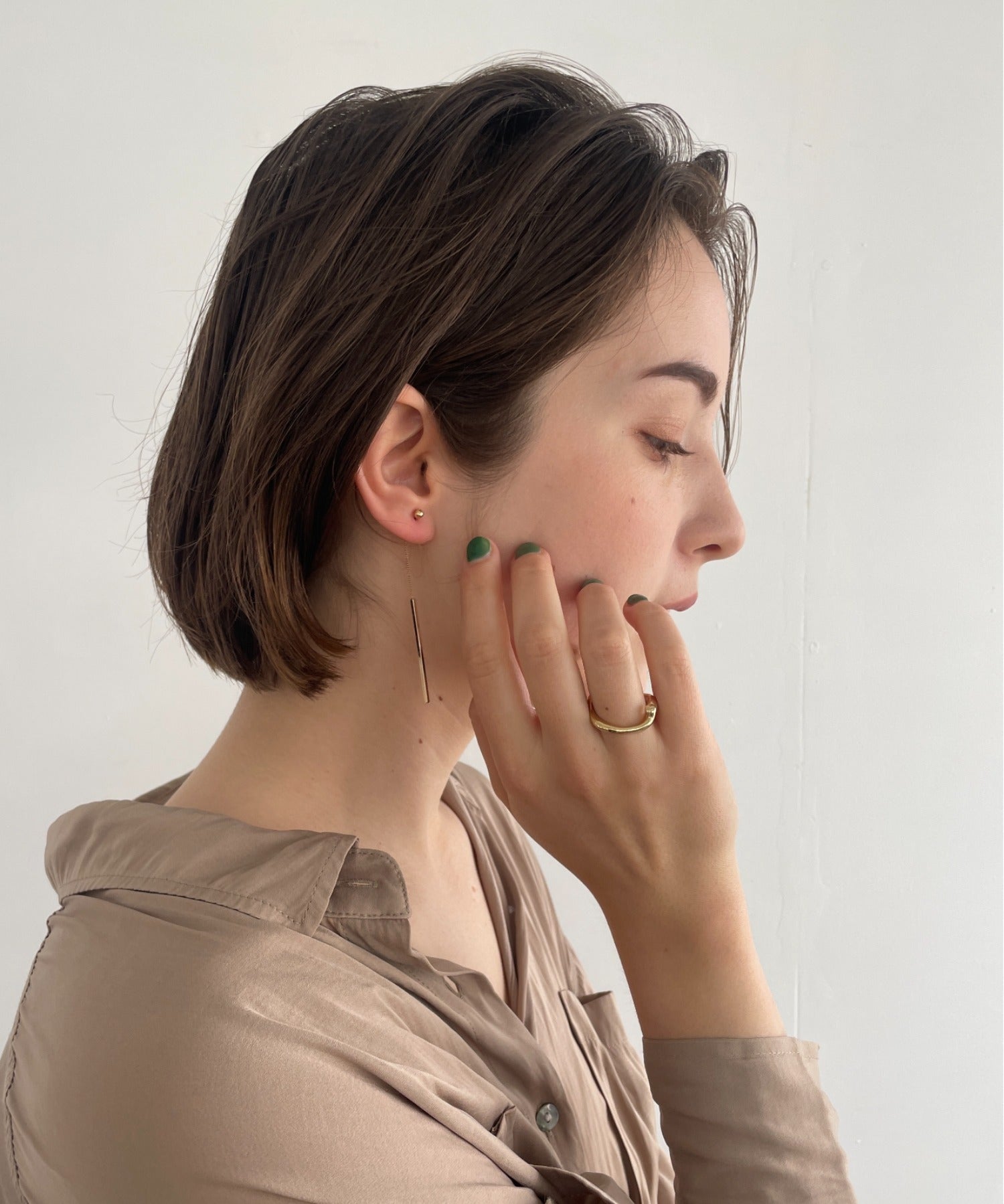 ciite' シーテ ピアス（両耳用） シンプリーポストピアス (両耳用)