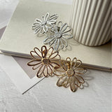 ciite' シーテ ピアス（両耳用） フラットデイジー ピアス (両耳用) シルバー FREE