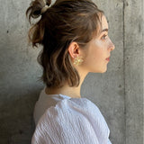 ciite' シーテ ピアス（両耳用） フラットデイジー ピアス (両耳用)