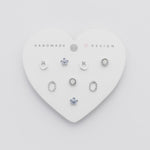 ciite' シーテ ピアス（両耳用） ピアス 4セット / pierce 4 set シルバー FREE