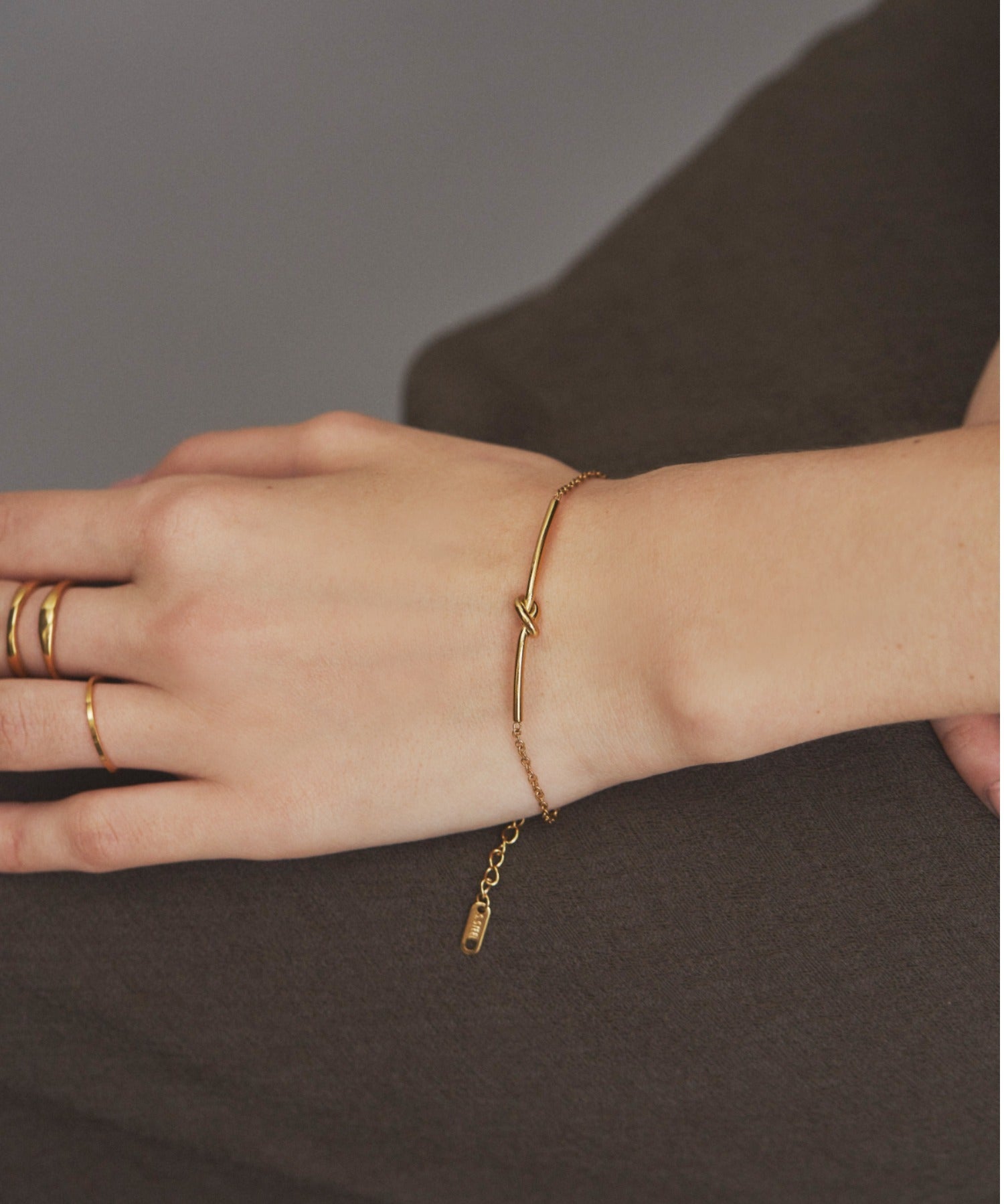 ciite' シーテ ブレスレット 【 金属アレルギー対応 】 ノットブレスレット サージカルステンレス