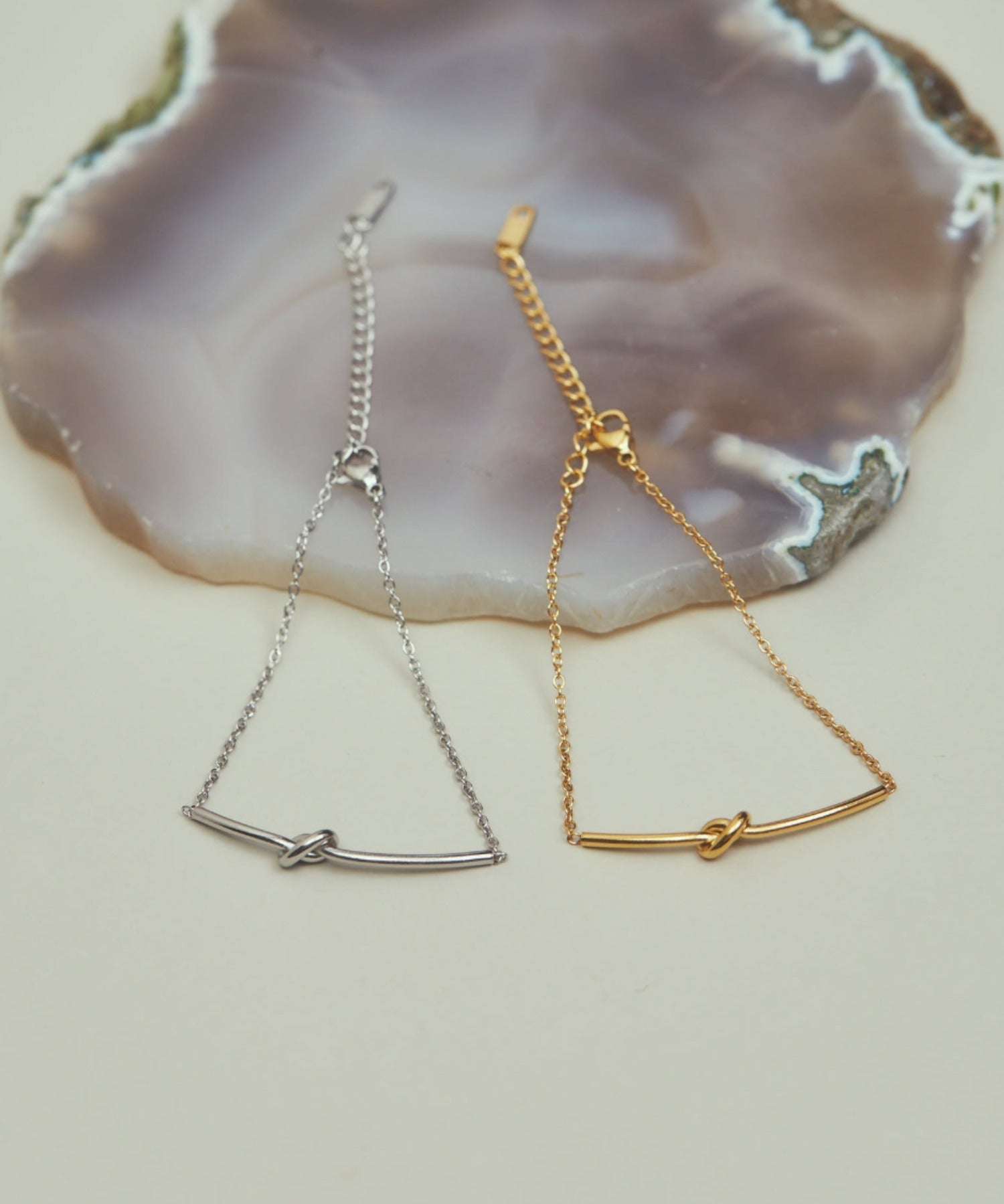 ciite' シーテ ブレスレット 【 金属アレルギー対応 】 ノットブレスレット サージカルステンレス