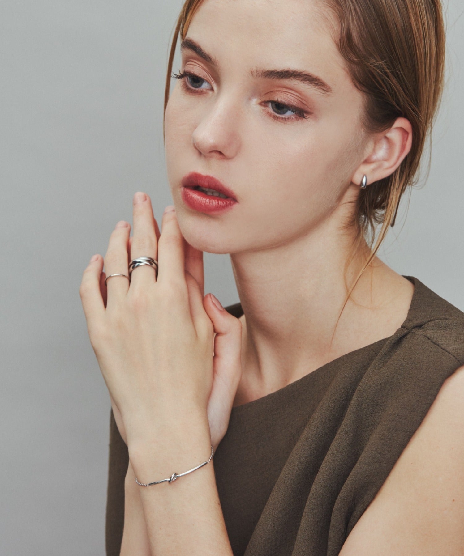 ciite' シーテ ブレスレット 【 金属アレルギー対応 】 ノットブレスレット サージカルステンレス