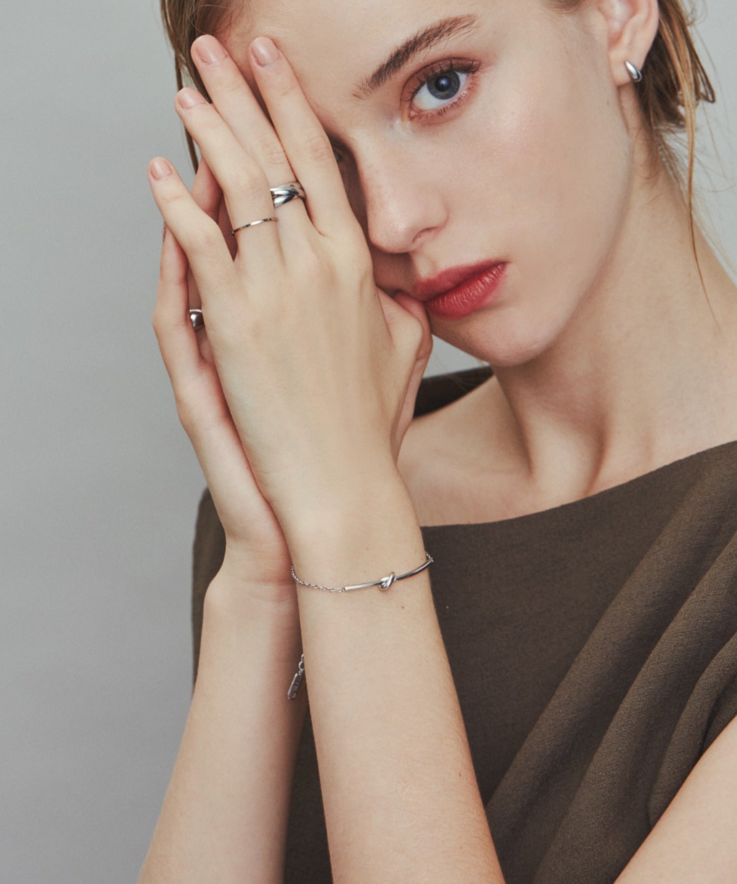 ciite' シーテ ブレスレット 【 金属アレルギー対応 】 ノットブレスレット サージカルステンレス