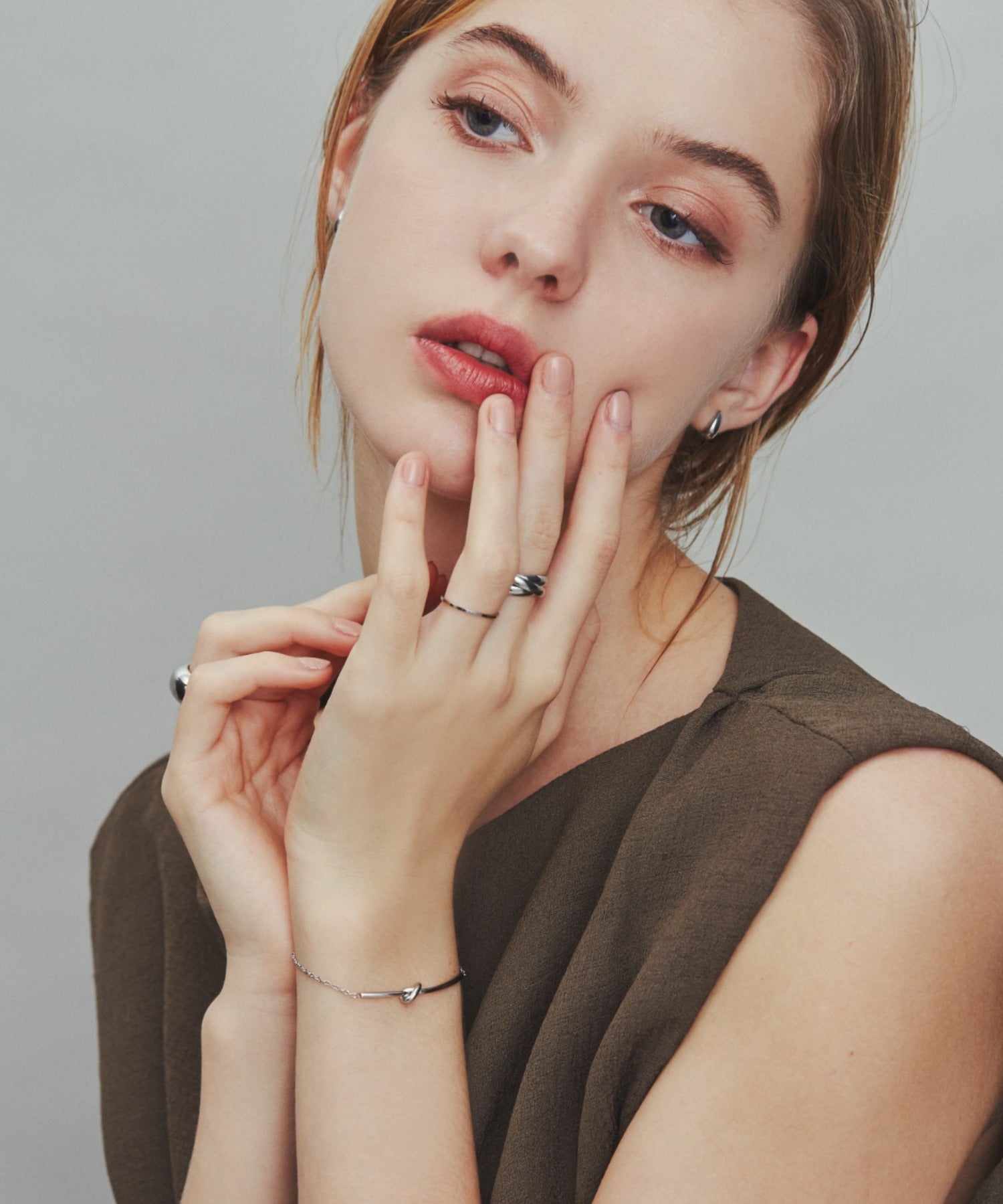 ciite' シーテ ブレスレット 【 金属アレルギー対応 】 ノットブレスレット サージカルステンレス