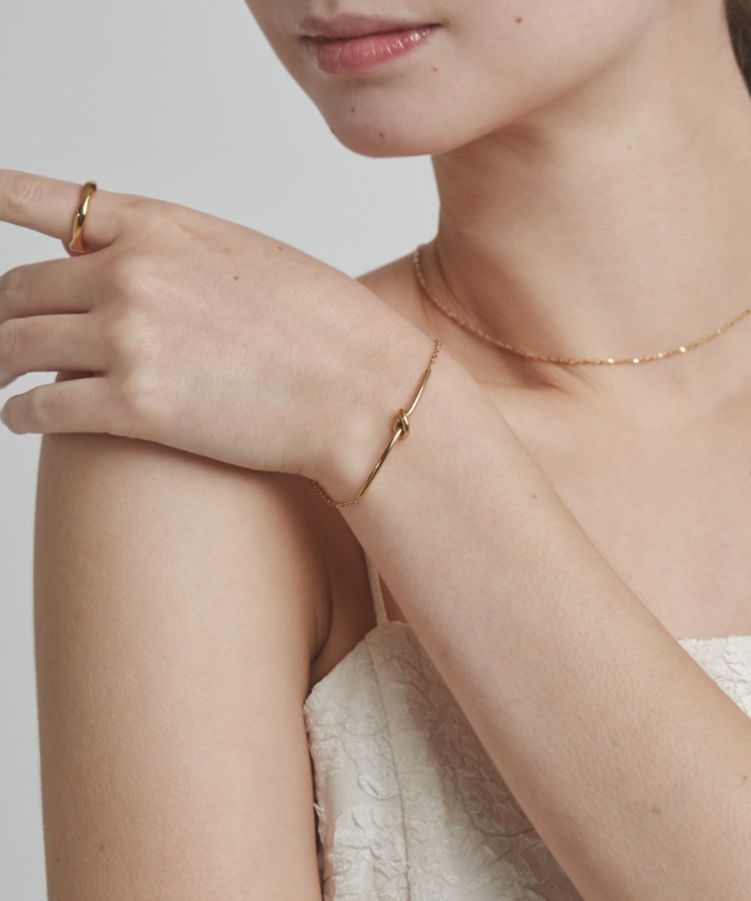 ciite' シーテ ブレスレット 【 金属アレルギー対応 】 ノットブレスレット サージカルステンレス