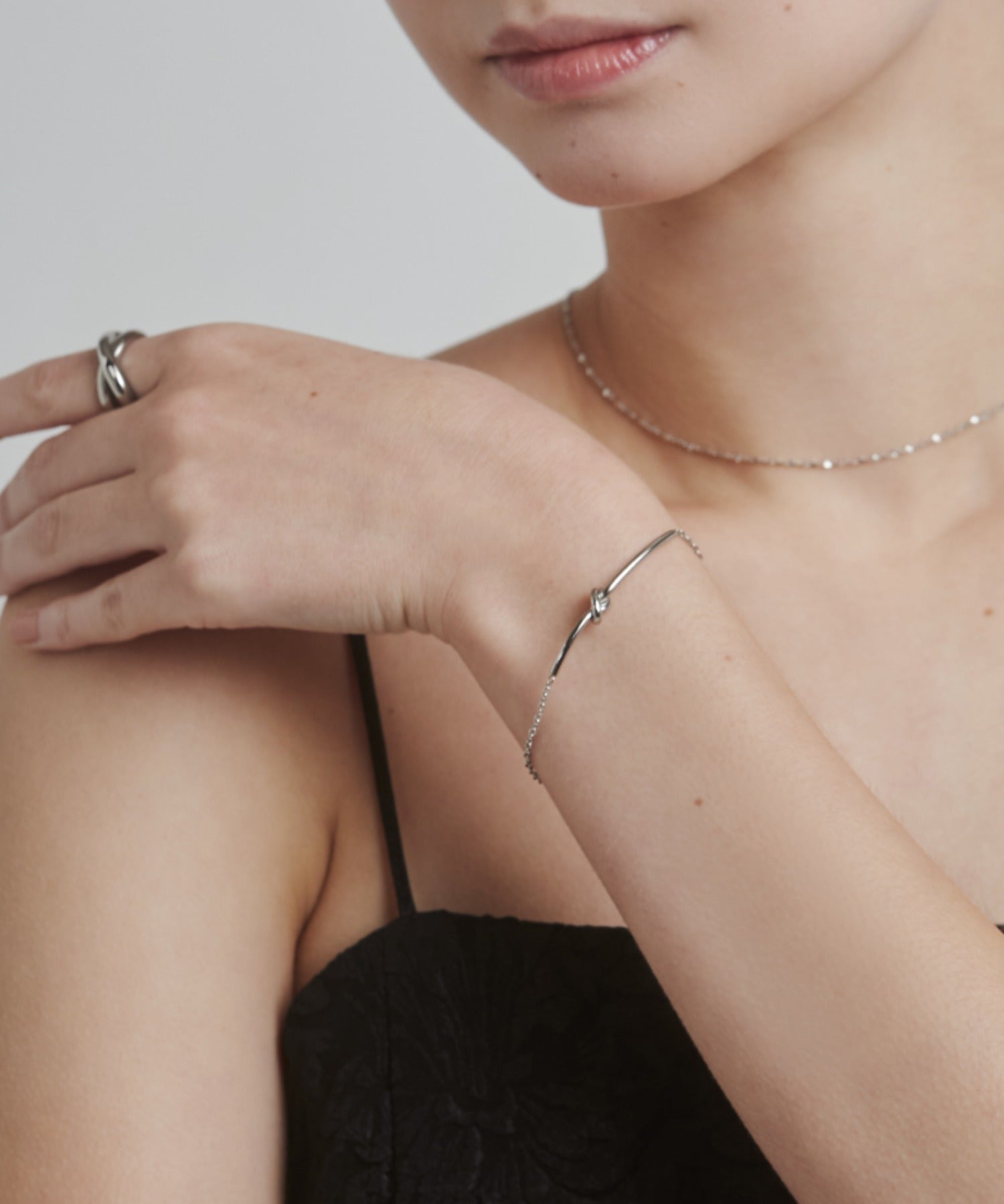 ciite' シーテ ブレスレット 【 金属アレルギー対応 】 ノットブレスレット サージカルステンレス