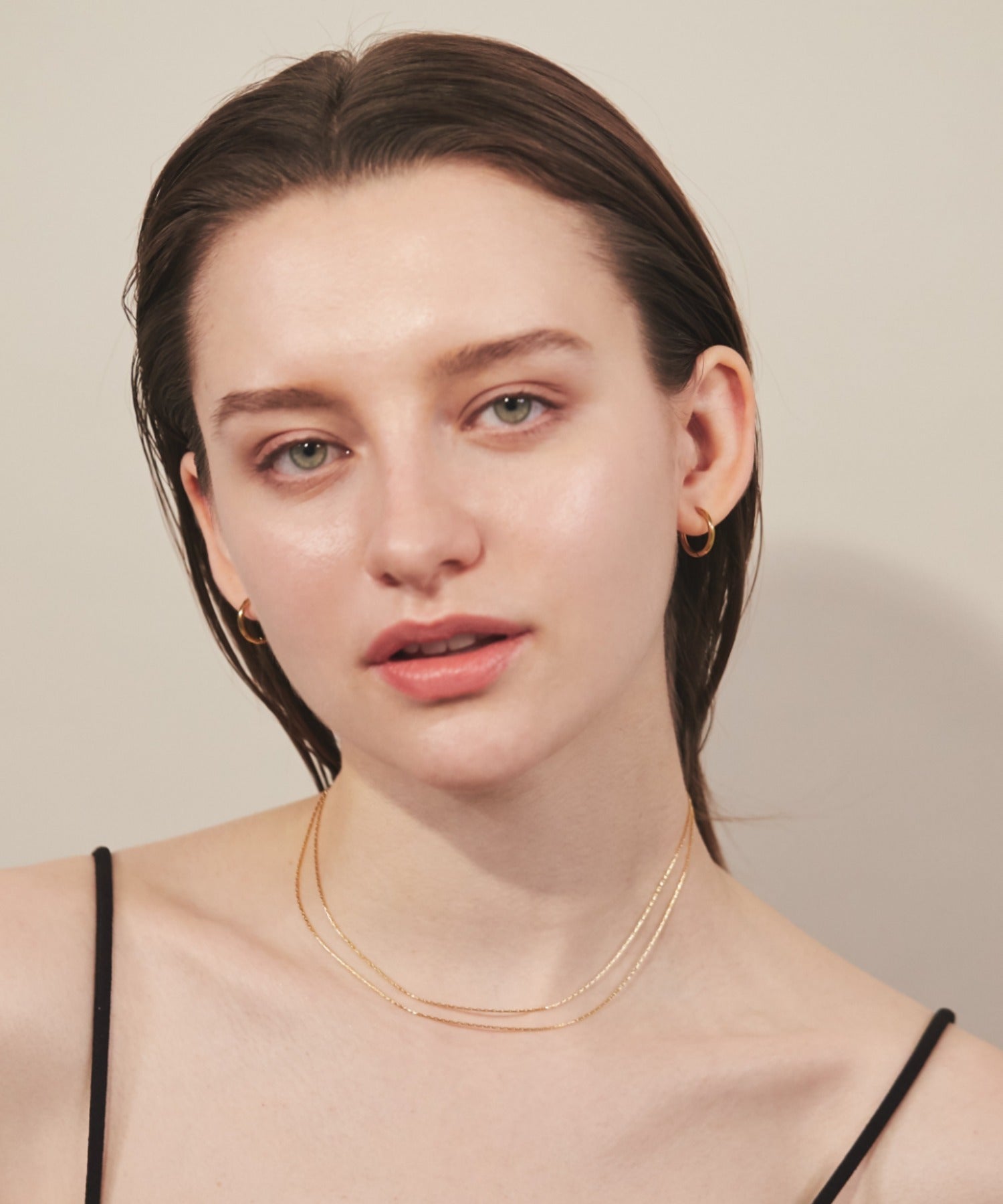 ciite' シーテ ネックレス 【 金属アレルギー対応 】 2連チェーンネックレス サージカルステンレス 36～41cm, 39～44cm