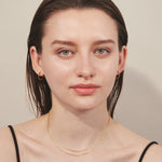 ciite' シーテ ネックレス 【 金属アレルギー対応 】 2連チェーンネックレス サージカルステンレス 36～41cm, 39～44cm