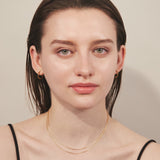 ciite' シーテ ネックレス 【 金属アレルギー対応 】 2連チェーンネックレス サージカルステンレス 36～41cm, 39～44cm