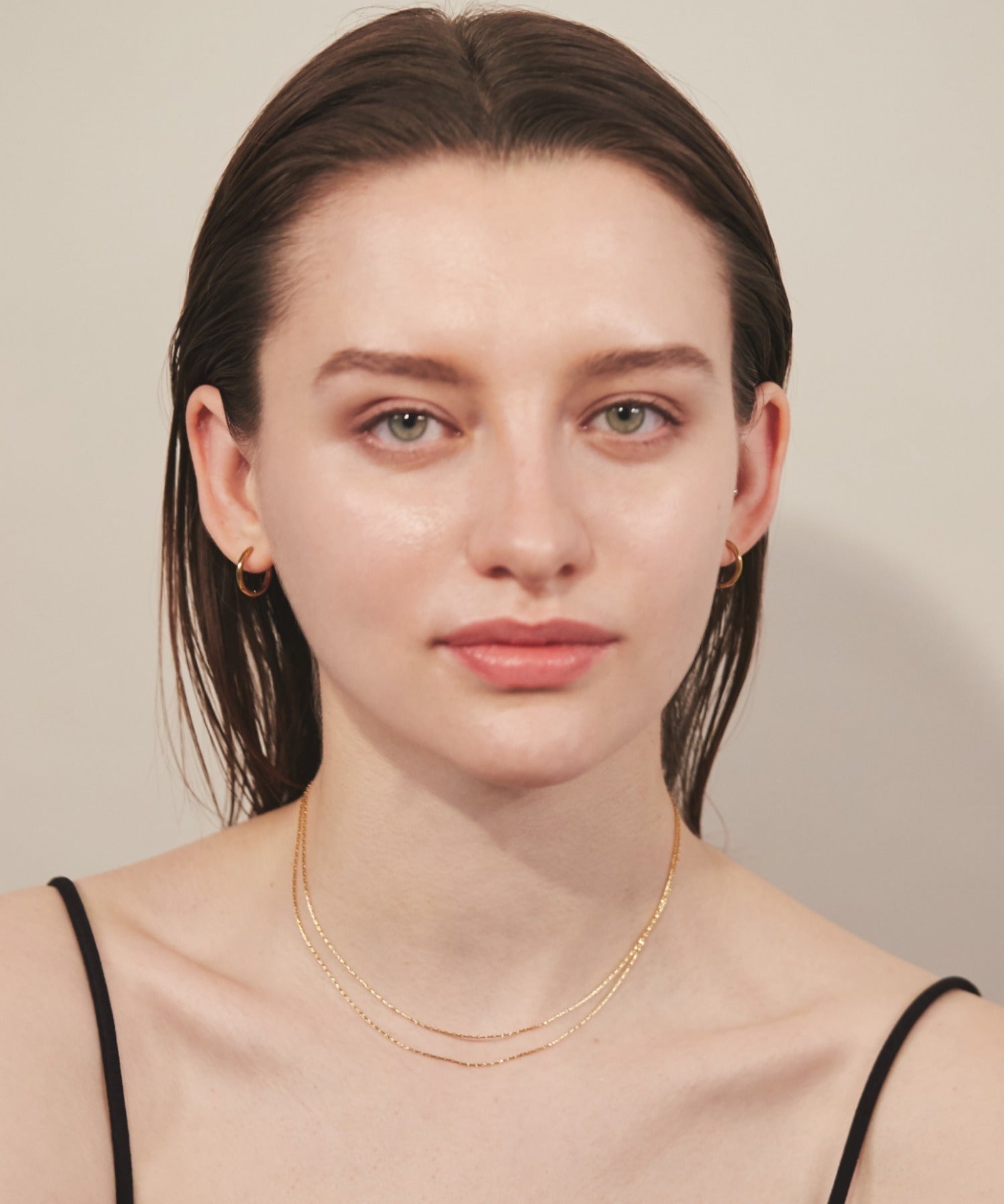 ciite' シーテ ネックレス 【 金属アレルギー対応 】 2連チェーンネックレス サージカルステンレス 36～41cm, 39～44cm