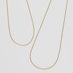 ciite' シーテ ネックレス 【 金属アレルギー対応 】 2連チェーンネックレス サージカルステンレス 36～41cm, 39～44cm