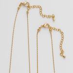 ciite' シーテ ネックレス 【 金属アレルギー対応 】 2連チェーンネックレス サージカルステンレス 36～41cm, 39～44cm