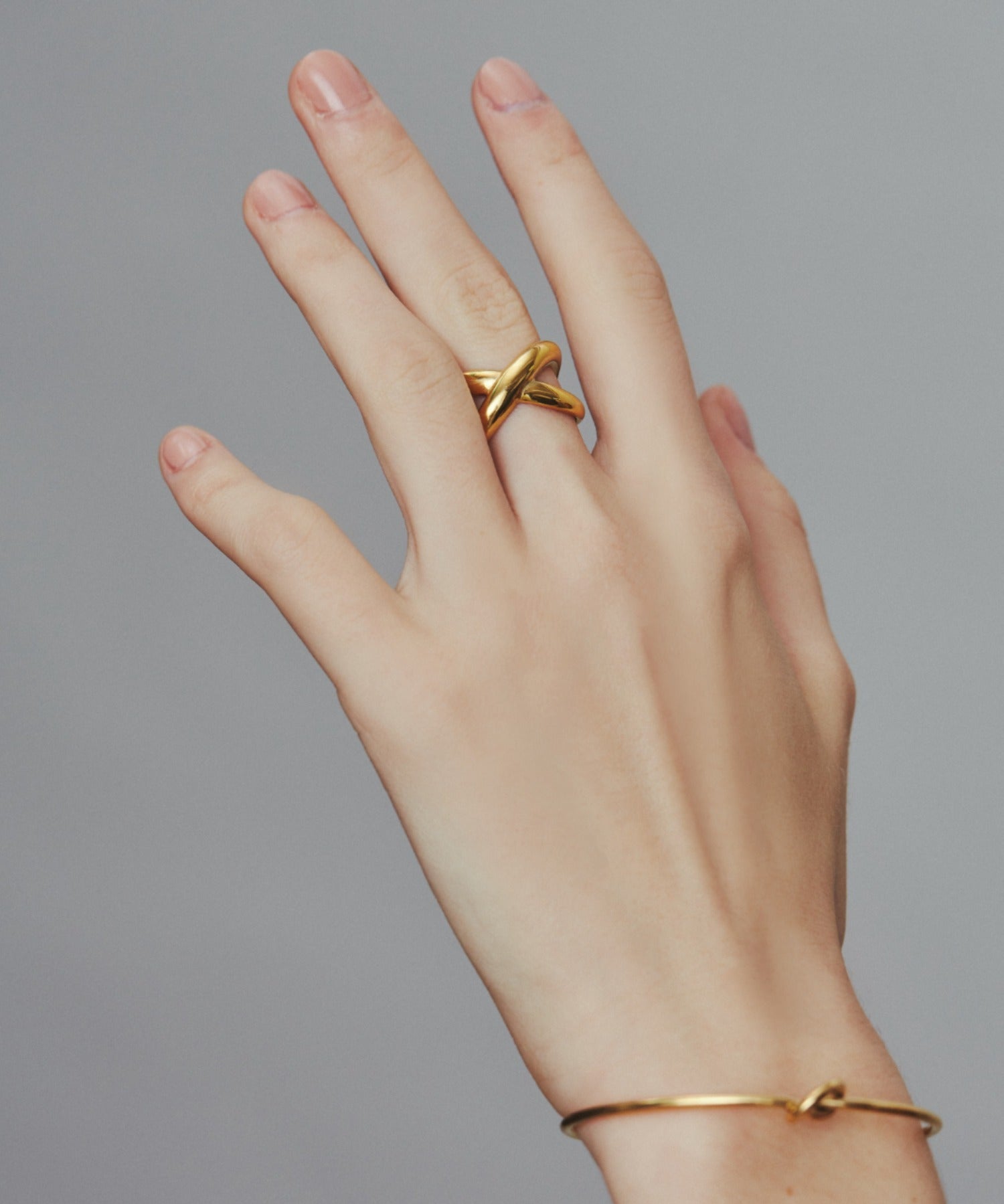 ciite' シーテ リング 【 金属アレルギー対応 】 ビッグクロスリング サージカルステンレス