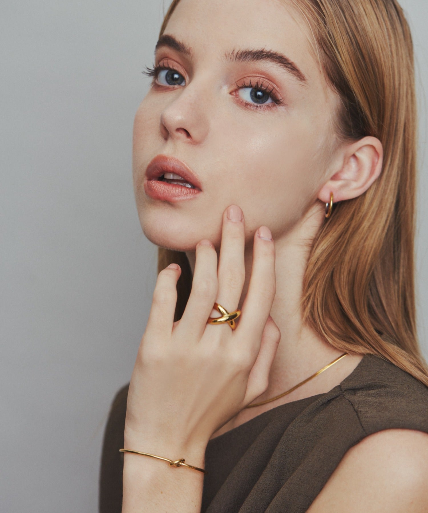 ciite' シーテ リング 【 金属アレルギー対応 】 ビッグクロスリング サージカルステンレス