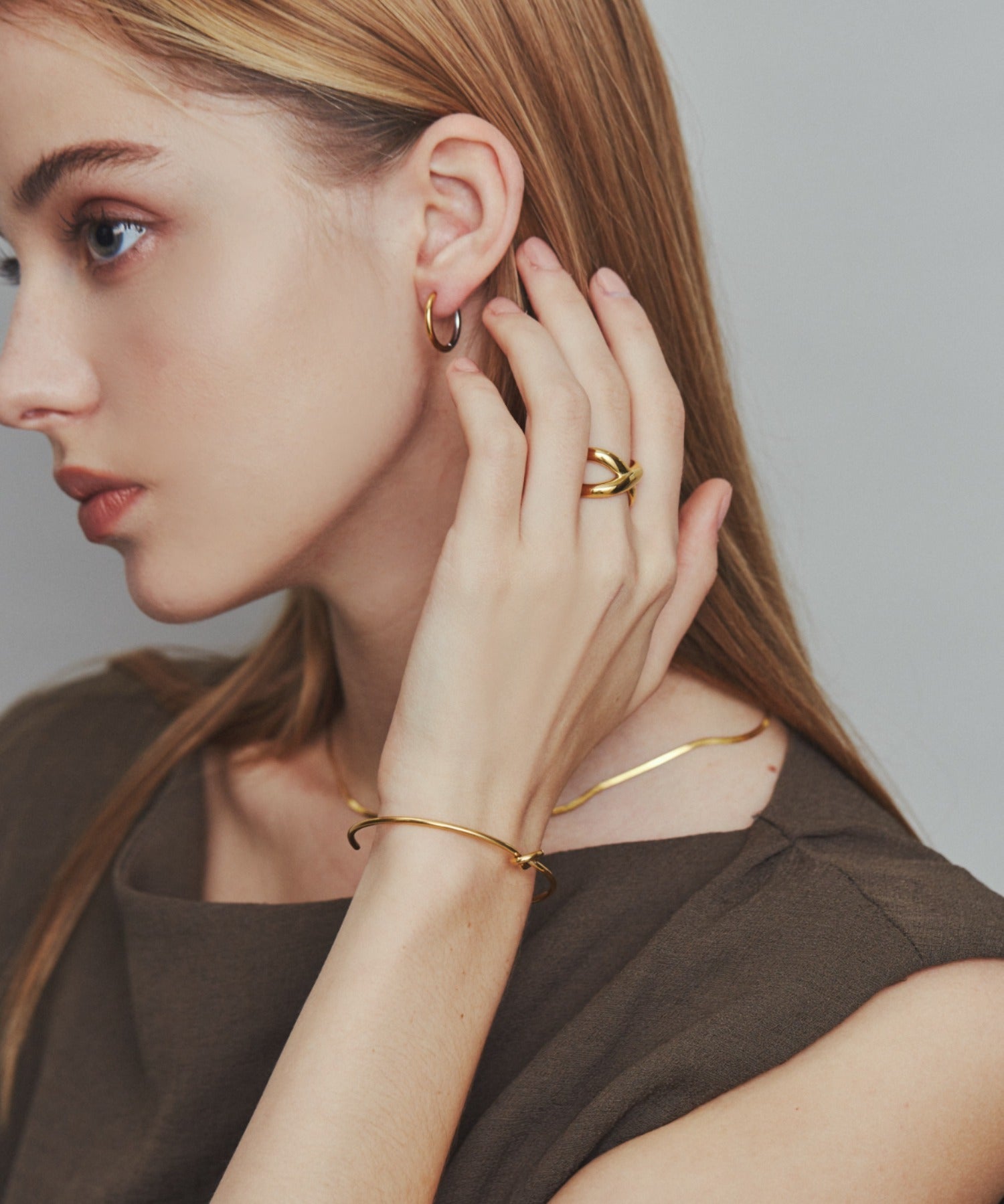 ciite' シーテ リング 【 金属アレルギー対応 】 ビッグクロスリング サージカルステンレス