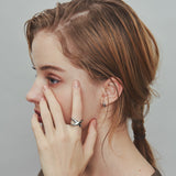 ciite' シーテ リング 【 金属アレルギー対応 】 ビッグクロスリング サージカルステンレス