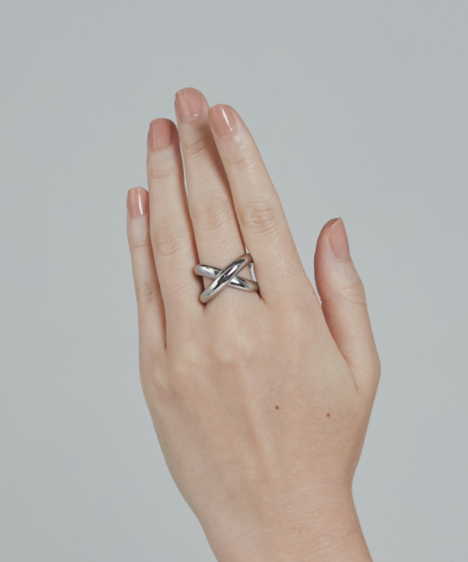 ciite' シーテ リング 【 金属アレルギー対応 】 ビッグクロスリング サージカルステンレス