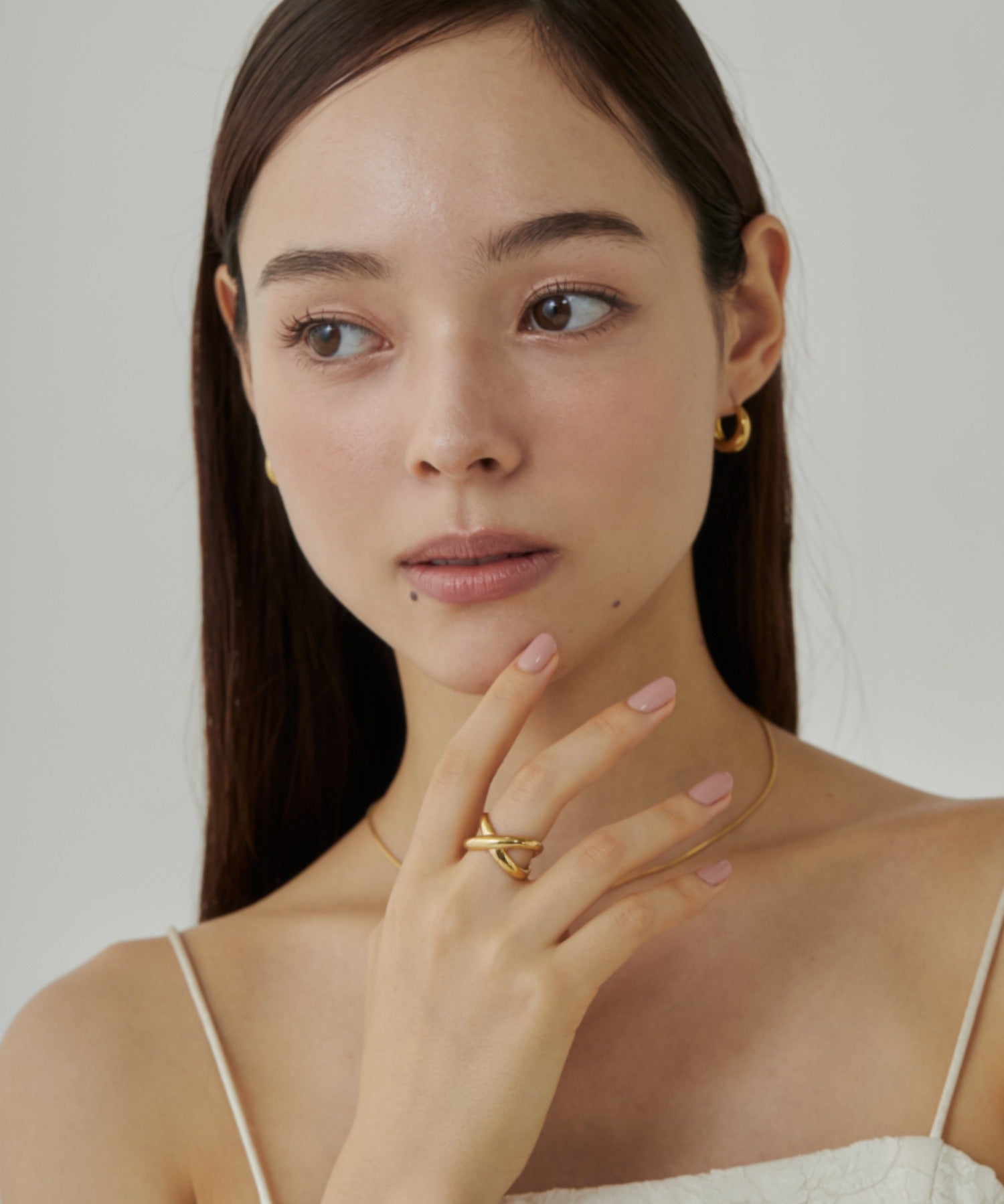 ciite' シーテ リング 【 金属アレルギー対応 】 ビッグクロスリング サージカルステンレス