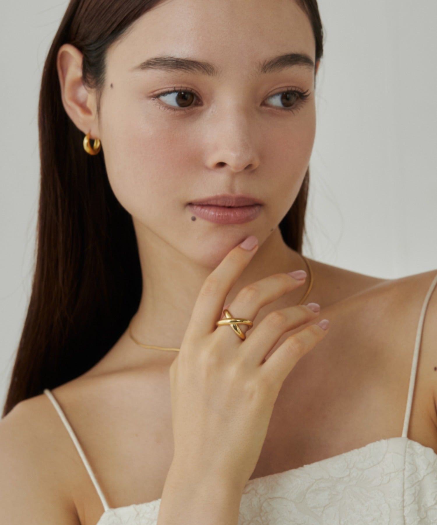 ciite' シーテ リング 【 金属アレルギー対応 】 ビッグクロスリング サージカルステンレス