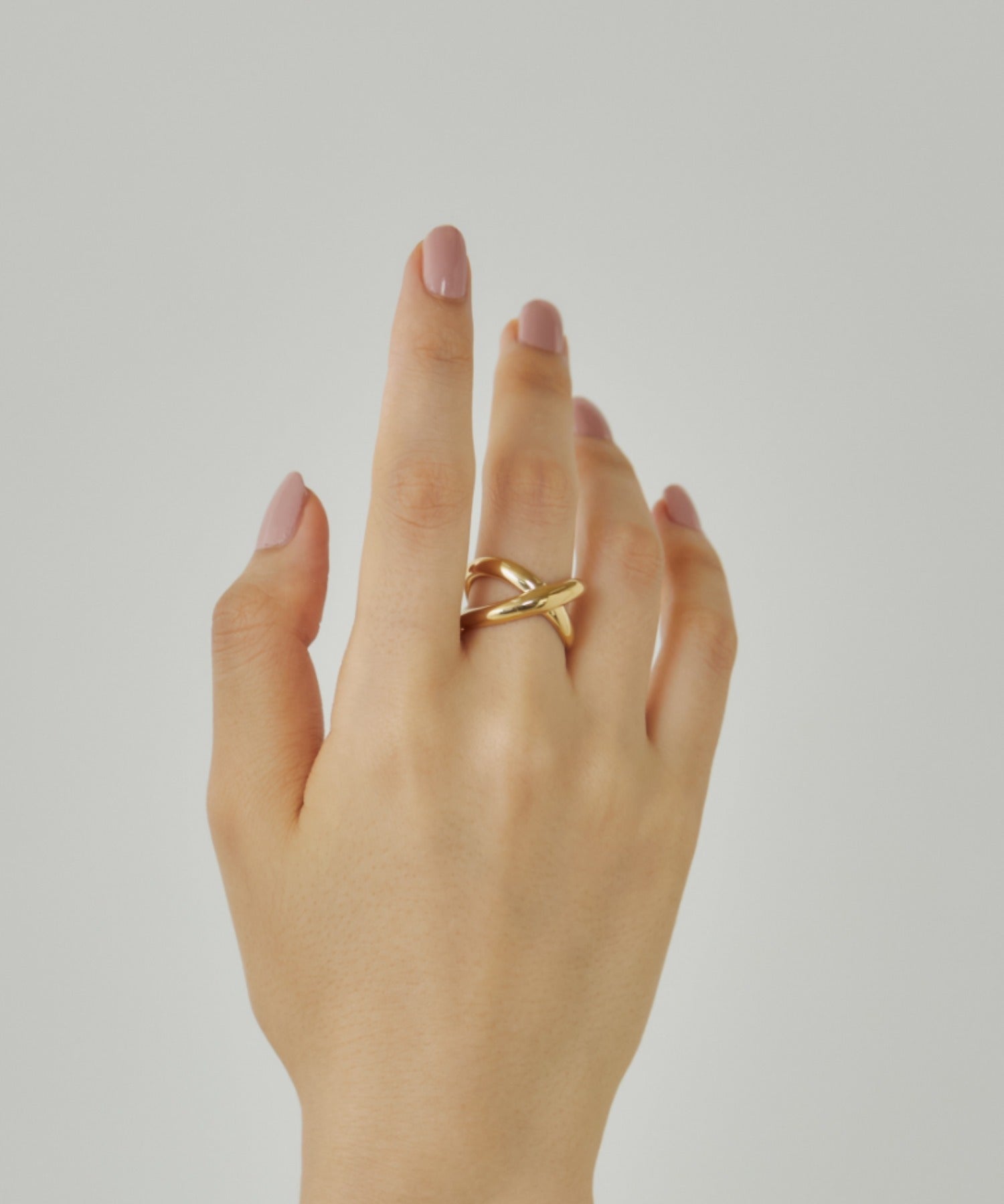 ciite' シーテ リング 【 金属アレルギー対応 】 ビッグクロスリング サージカルステンレス