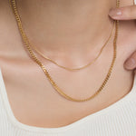 ciite' シーテ ネックレス 【 金属アレルギー対応 】 チェーンネックレス 2セット サージカルステンレス （38～43cm, 40～45cm）