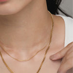 ciite' シーテ ネックレス 【 金属アレルギー対応 】 チェーンネックレス 2セット サージカルステンレス （38～43cm, 40～45cm）