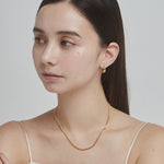 ciite' シーテ ネックレス 【 金属アレルギー対応 】 チェーンネックレス 2セット サージカルステンレス （38～43cm, 40～45cm）