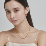 ciite' シーテ ネックレス 【 金属アレルギー対応 】 チェーンネックレス 2セット サージカルステンレス （38～43cm, 40～45cm）