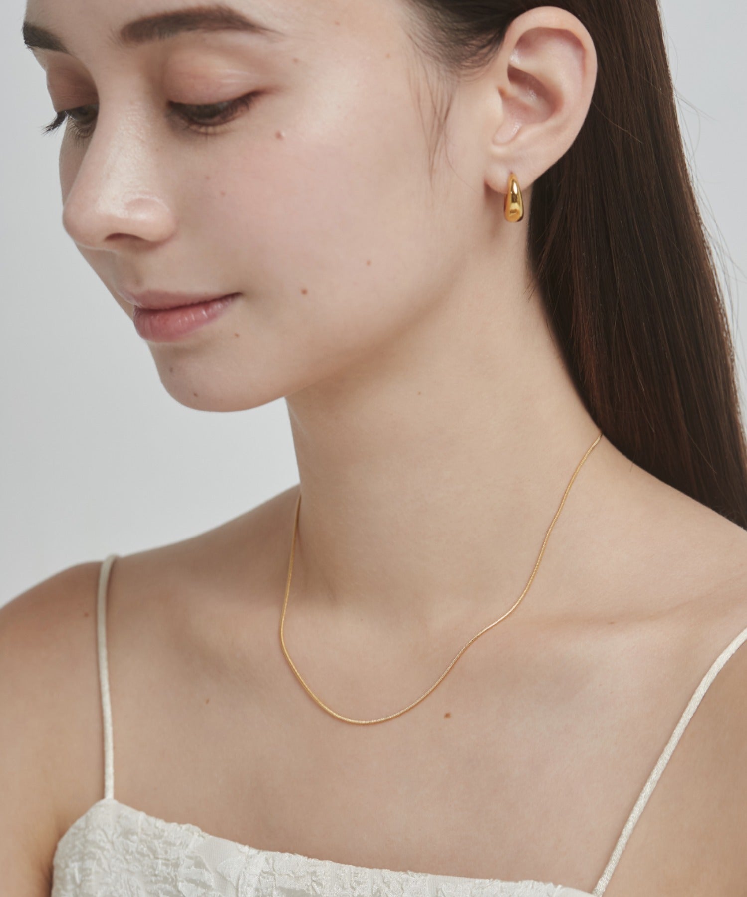 ciite' シーテ ネックレス 【 金属アレルギー対応 】 チェーンネックレス 2セット サージカルステンレス （38～43cm, 40～45cm）