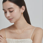 ciite' シーテ ネックレス 【 金属アレルギー対応 】 チェーンネックレス 2セット サージカルステンレス （38～43cm, 40～45cm）