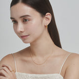 ciite' シーテ ネックレス 【 金属アレルギー対応 】 チェーンネックレス 2セット サージカルステンレス （38～43cm, 40～45cm）