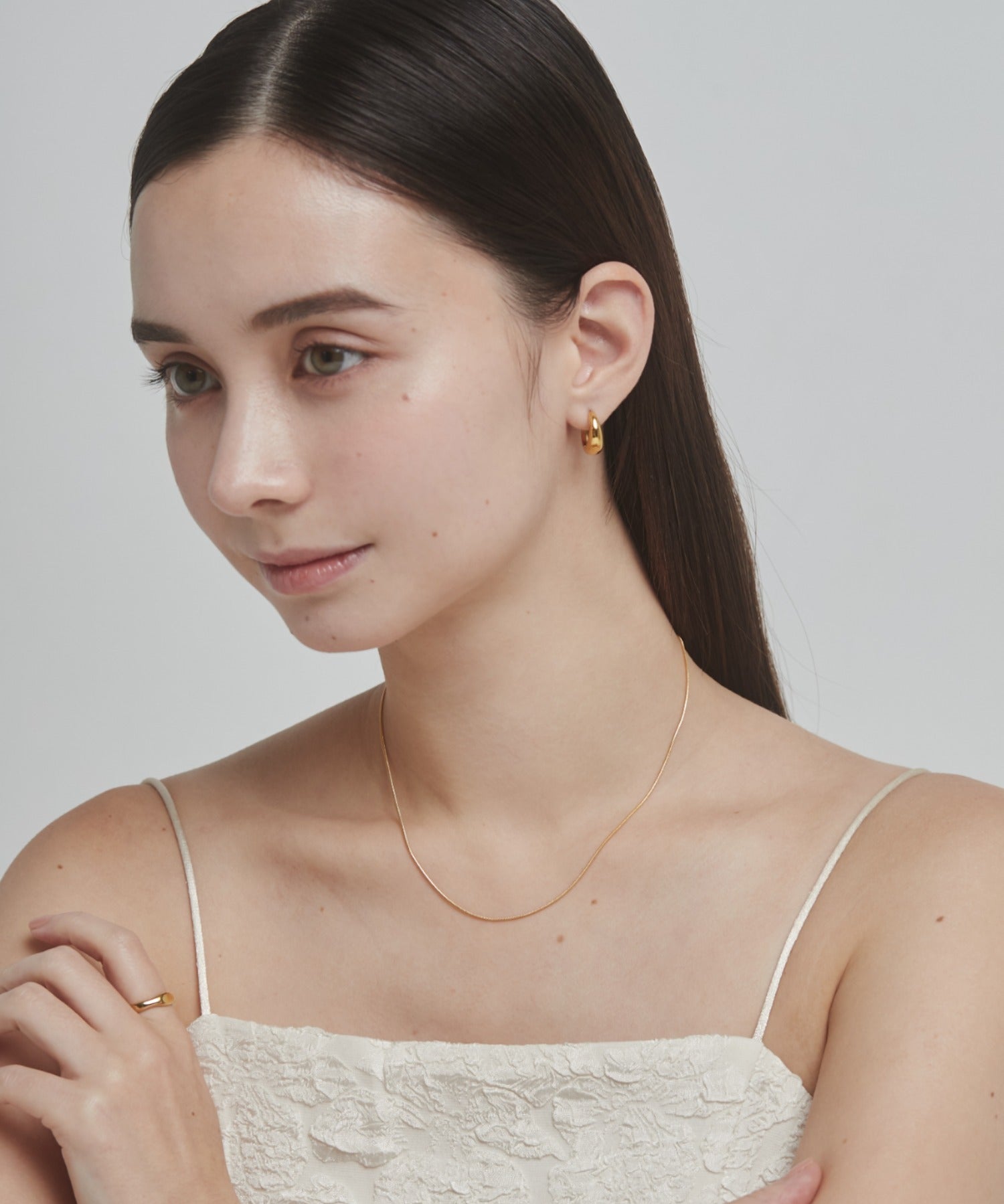 ciite' シーテ ネックレス 【 金属アレルギー対応 】 チェーンネックレス 2セット サージカルステンレス （38～43cm, 40～45cm）