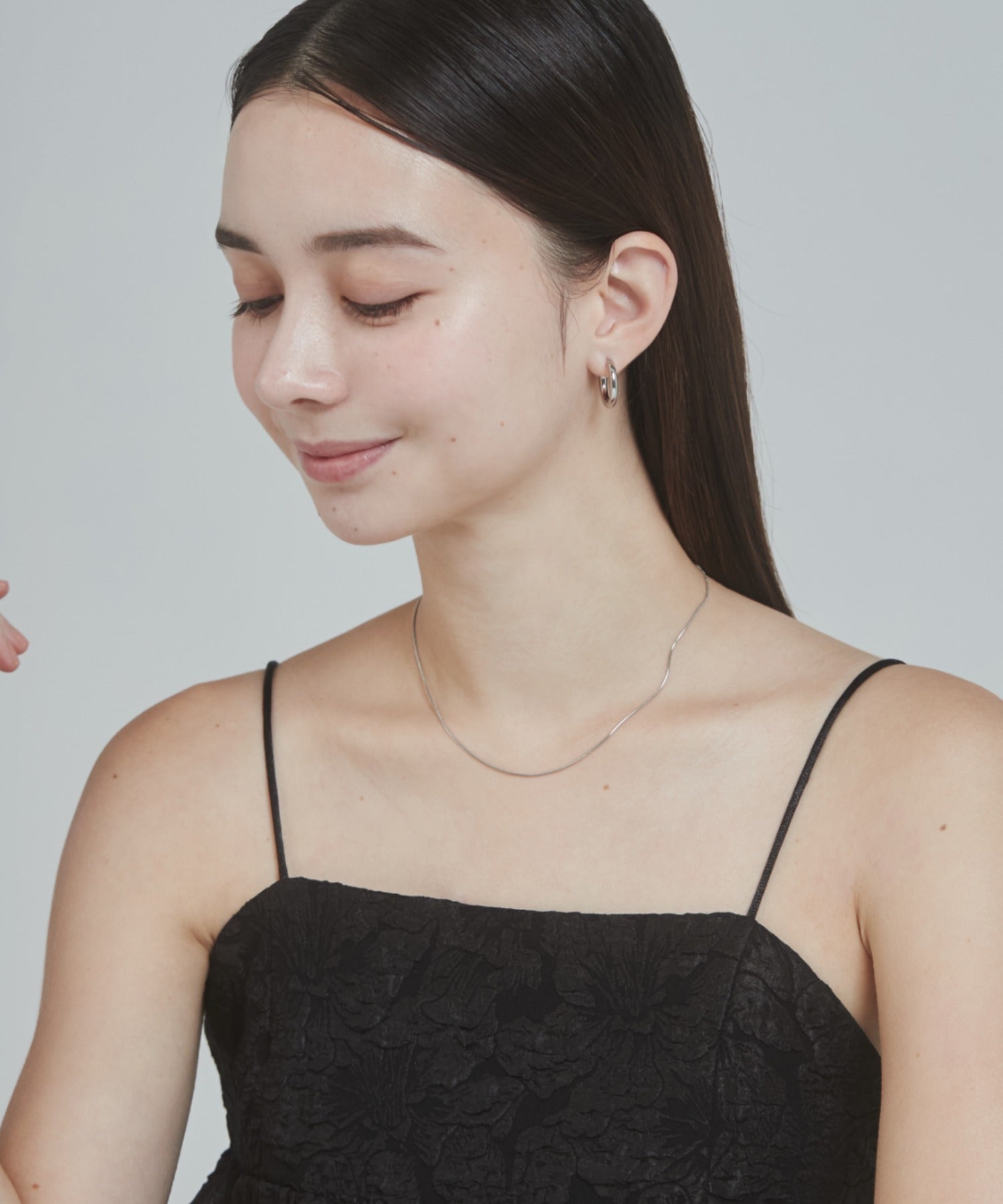 ciite' シーテ ネックレス 【 金属アレルギー対応 】 チェーンネックレス 2セット サージカルステンレス （38～43cm, 40～45cm）