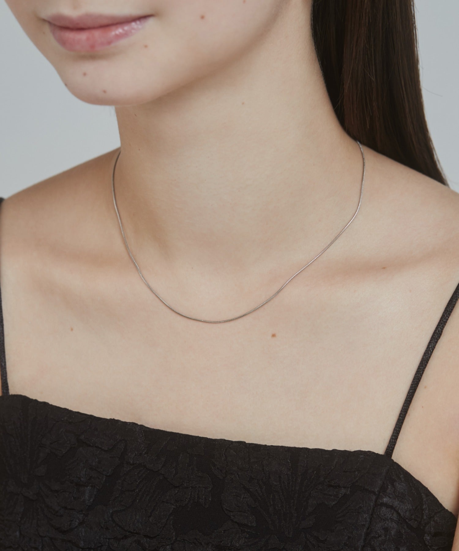 ciite' シーテ ネックレス 【 金属アレルギー対応 】 チェーンネックレス 2セット サージカルステンレス （38～43cm, 40～45cm）