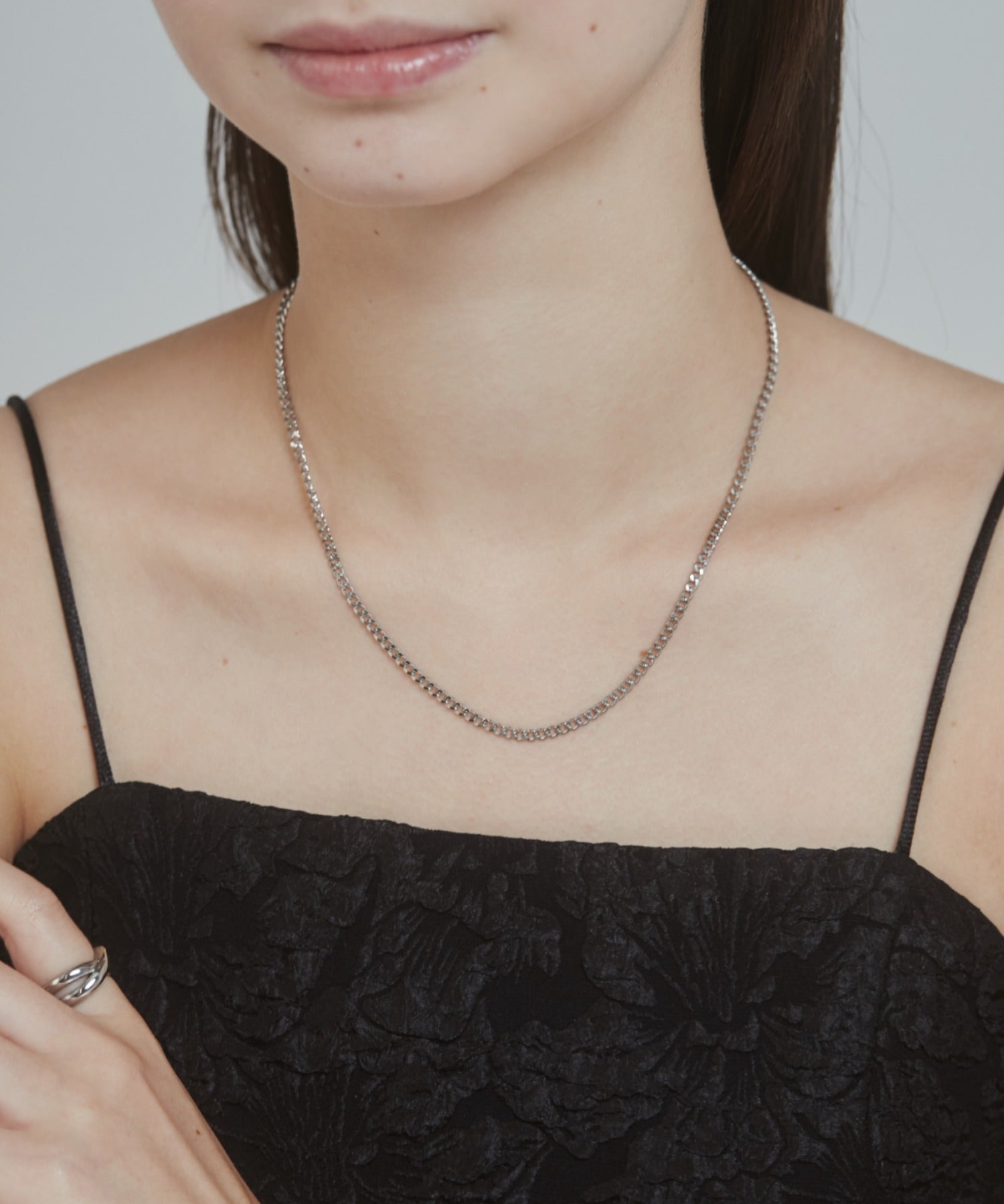 ciite' シーテ ネックレス 【 金属アレルギー対応 】 チェーンネックレス 2セット サージカルステンレス （38～43cm, 40～45cm）