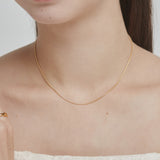 ciite' シーテ ネックレス 【 金属アレルギー対応 】 1mm スネークネックレス 2個セット サージカルステンレス 36～41cm, 39～44cm