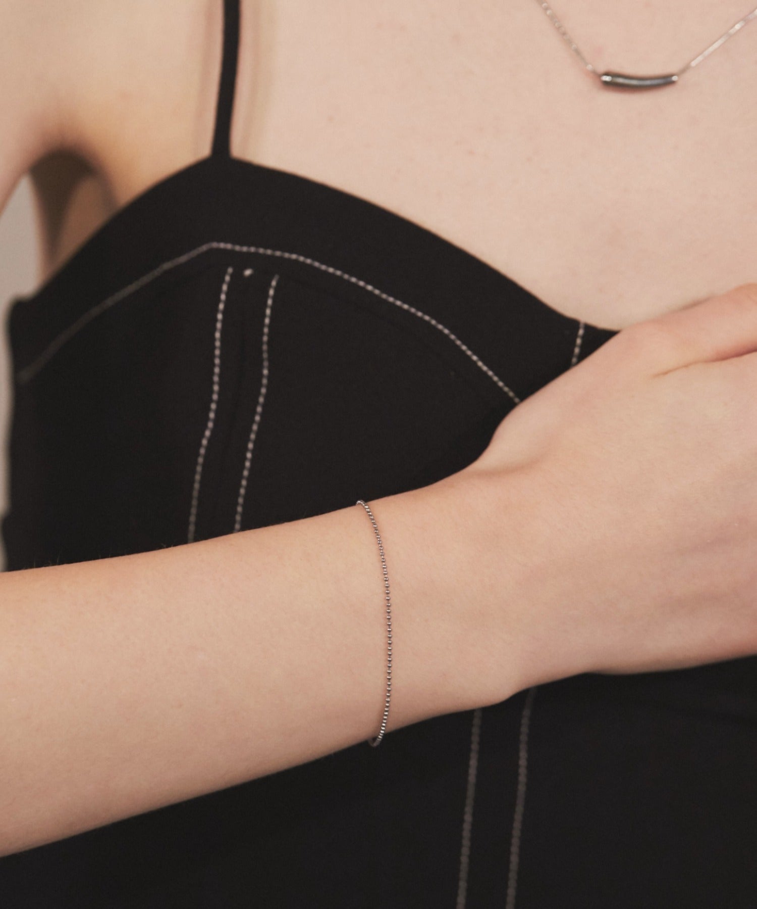 ciite' シーテ ブレスレット 【 金属アレルギー対応 】 シンプルボールチェーンブレスレット サージカルステンレス