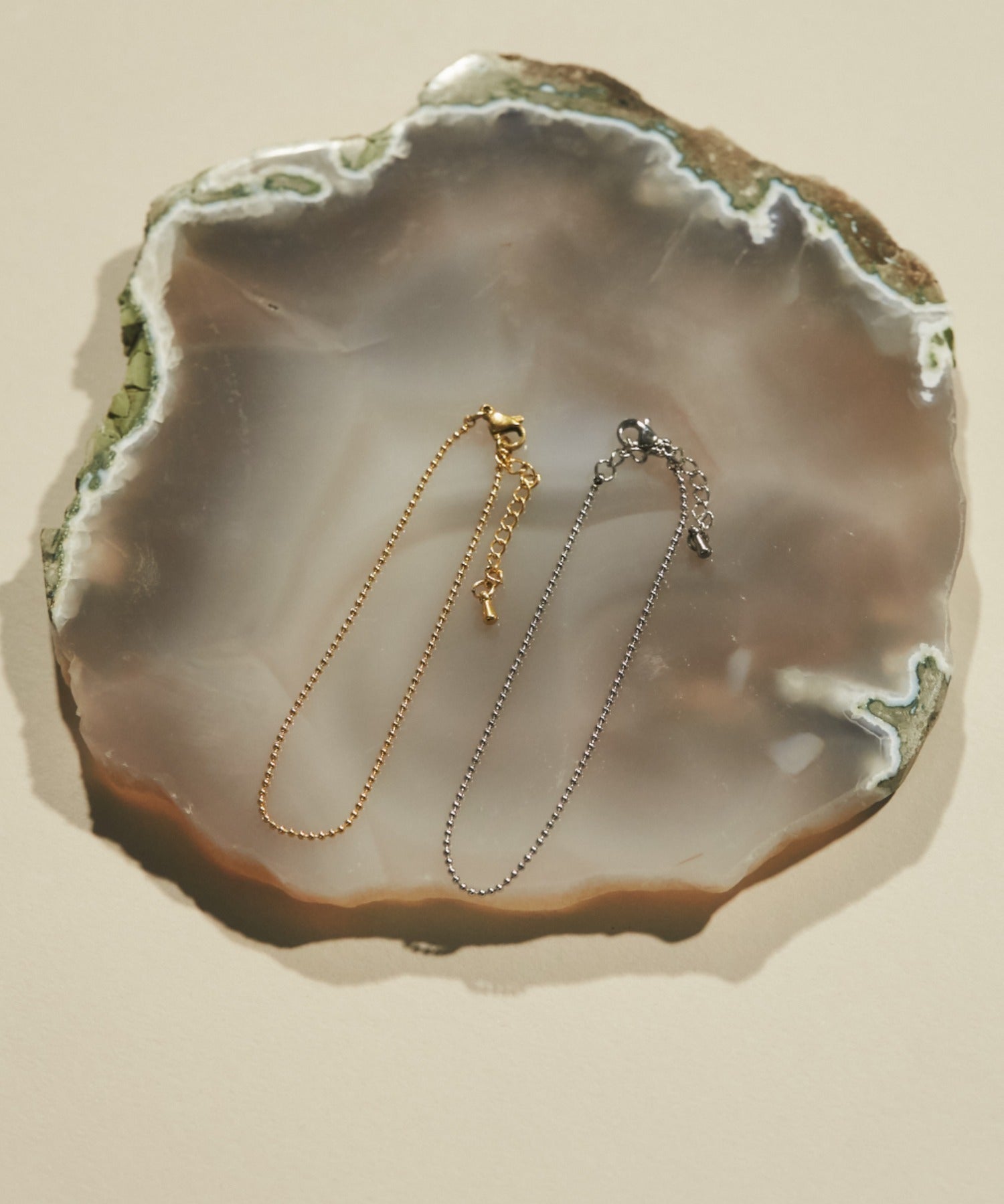 ciite' シーテ ブレスレット 【 金属アレルギー対応 】 シンプルボールチェーンブレスレット サージカルステンレス