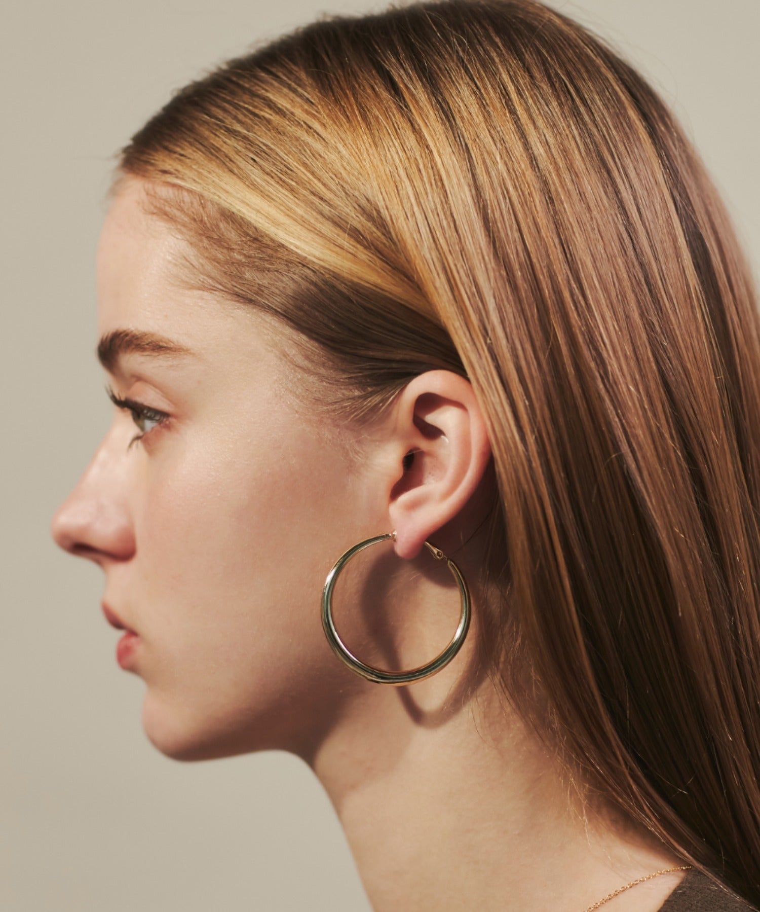 ciite' シーテ イヤリング ボリューム フープイヤリング (両耳用)