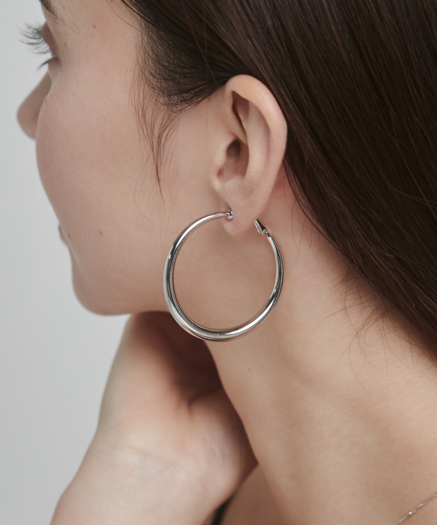 ciite' シーテ イヤリング ボリューム フープイヤリング (両耳用)