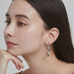 ciite' シーテ イヤリング ボリューム フープイヤリング (両耳用)