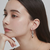 ciite' シーテ イヤリング ボリューム フープイヤリング (両耳用)