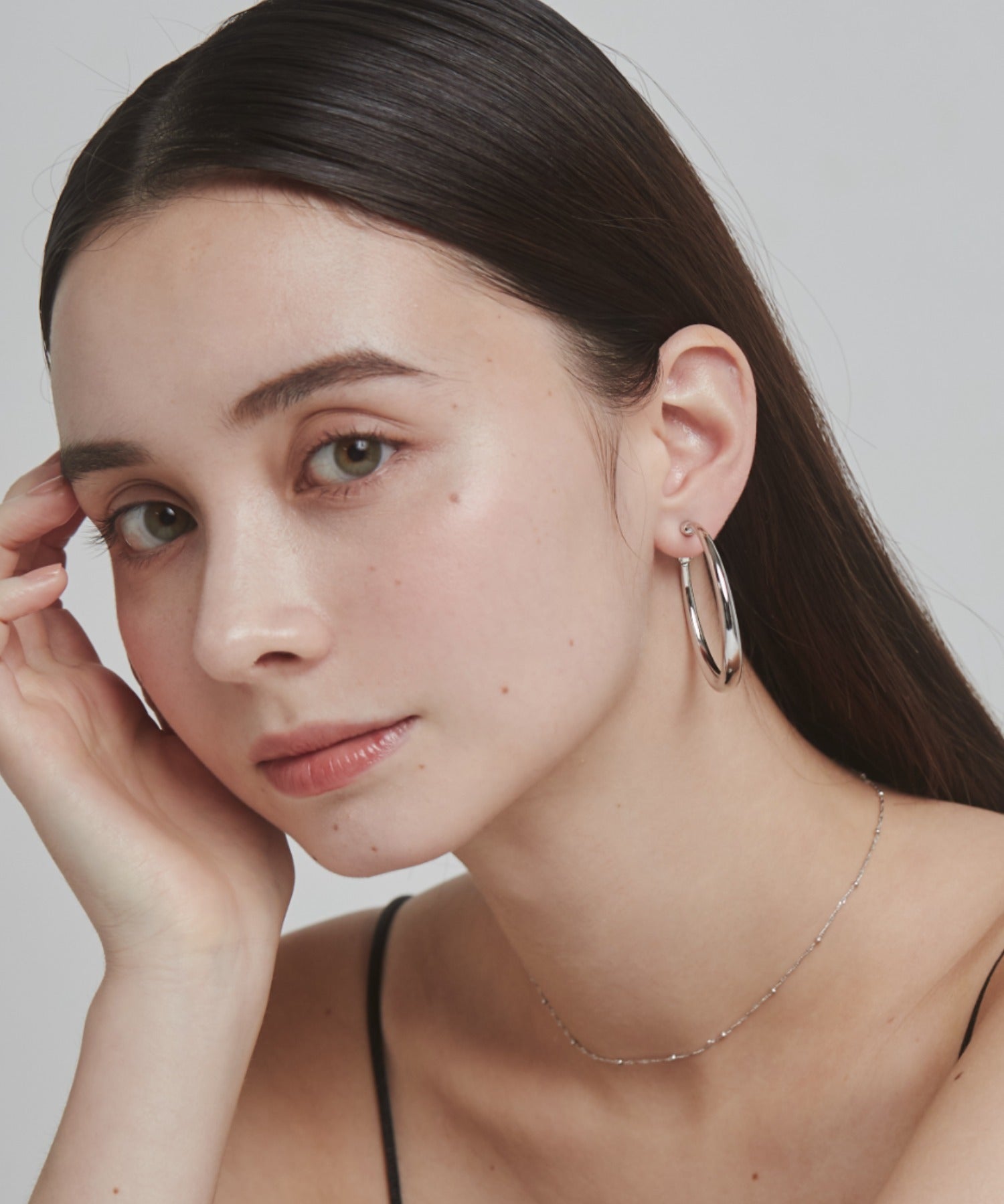 ciite' シーテ イヤリング ボリューム フープイヤリング (両耳用)