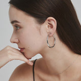 ciite' シーテ イヤリング ボリューム フープイヤリング (両耳用)