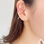 ciite' シーテ イヤーカフ 立体2連イヤーカフ