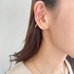 ciite' シーテ イヤーカフ 立体2連イヤーカフ